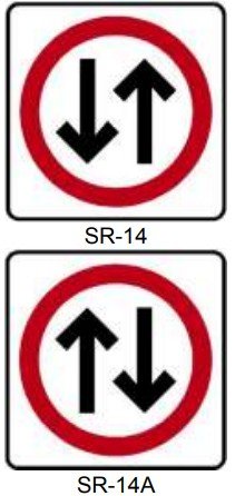 SR-14 DOBLE CIRCULACIÓN