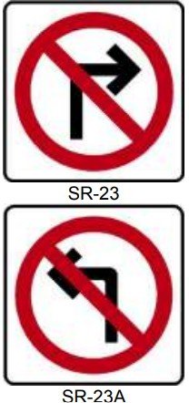 SR-23 PROHIBIDA LA VUELTA