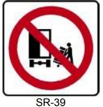 SR-39 PROHIBIDO CARGA Y DESCARGA