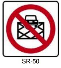 SR-50 PROHIBIDO BLOQUEAR INTERSECCIÓN